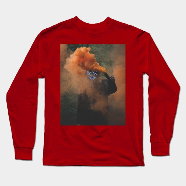 Clown Long Sleeve T-Shirt by Monument 7